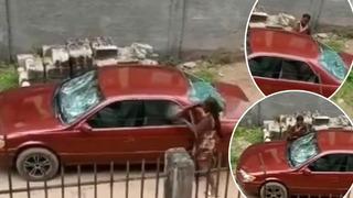 Kendisini aldatan kocasından öyle bir intikam aldı ki... Eline kaldırım taşını alıp arabasının camlarını parçaladı