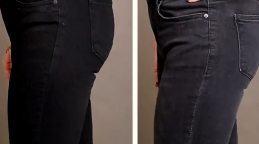 Solmuş siyah pantolonları yeni gibi yapıyor! Sakın &ccedil;&ouml;pe atmayın