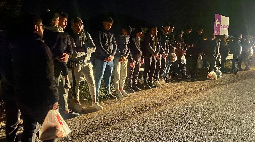 Bodrum'da 22 düzensiz göçmen yakalandı