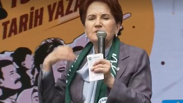 Son dakika | Erdoğan'ın mitingindeki pankarta çok sert yüklendi! Akşener'den ses getirecek sözler: Her birinizi bir ana doğurdu, ayıptır!