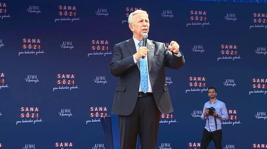 Mansur Yavaş'tan çok sert sözler! 'Bu tarafta Öcalan'ı çıkartacak sütü bozuk yok'