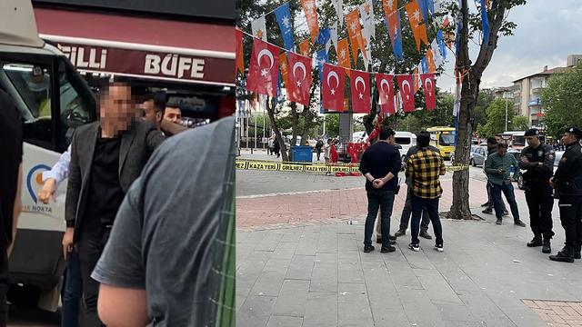 AK Partililerle CHP'liler arasındaki tartışma büyüdü: 2 yaralı, 1 gözaltı