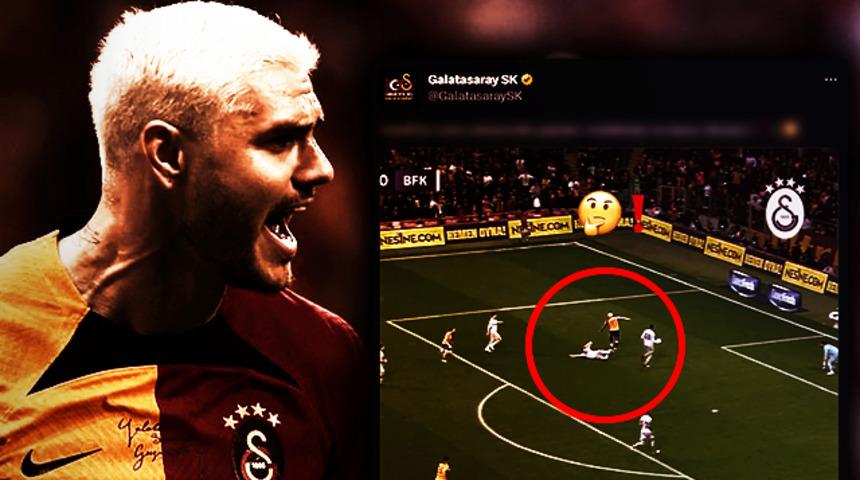Son dakika: Galatasaray'dan 'Mauro Icardi'li gönderme! Başakşehir maçındaki o pozisyon için...