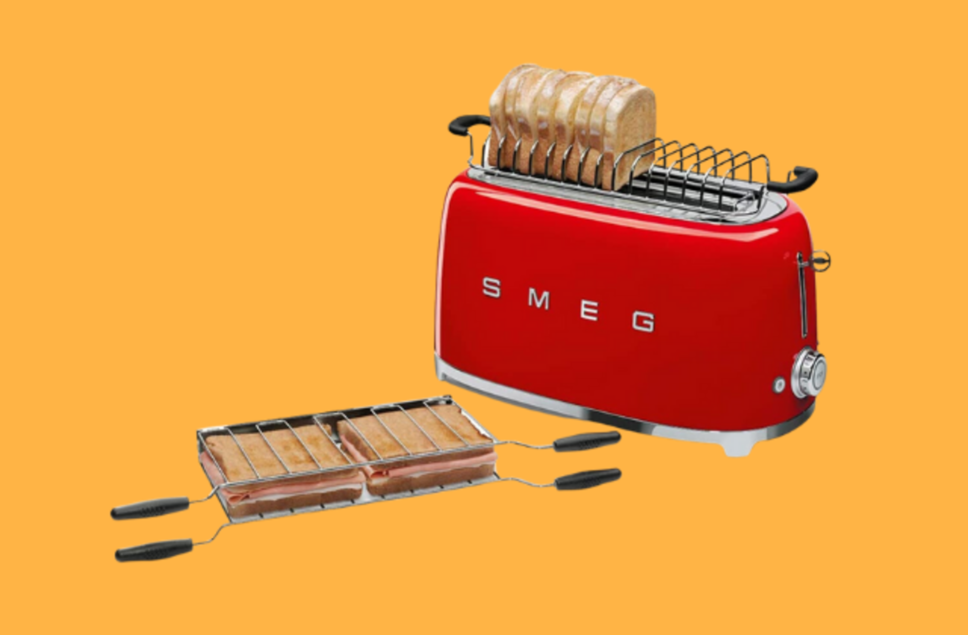 Kahvaltılarda vazgeçilmeziniz olacak Smeg marka ekmek kızartma makineleri