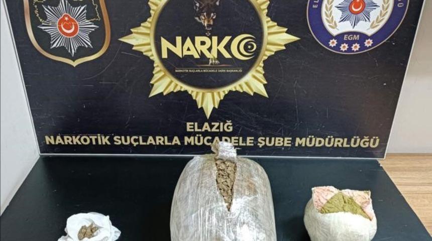 Elazığ’da uyuşturucuyla mücadele: 3 tutuklama