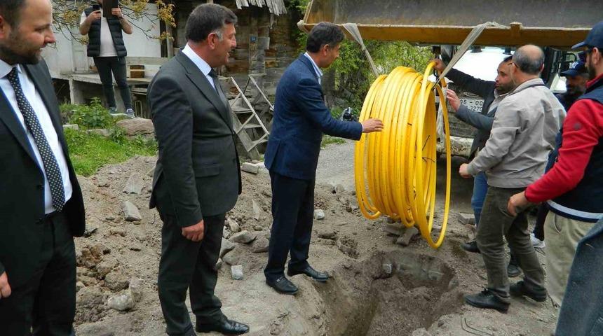 Posof’ta doğalgaz sevinci