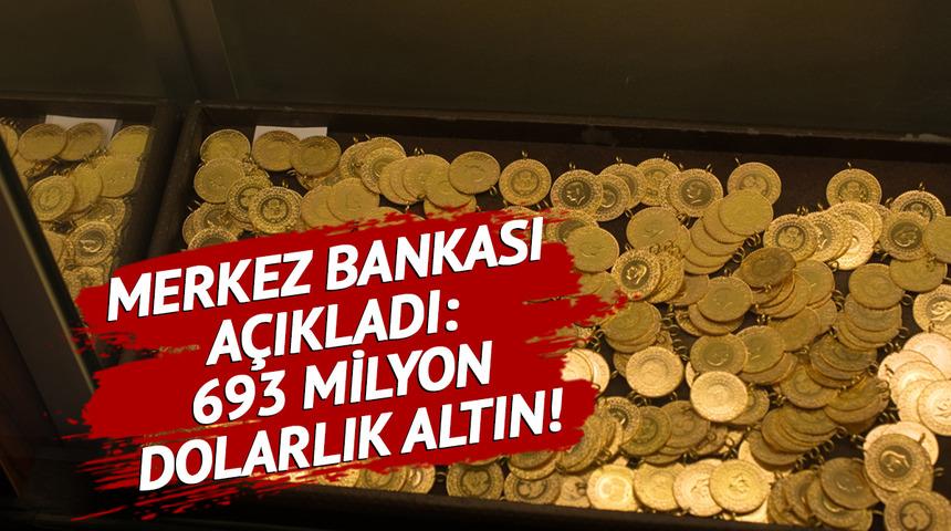 'Kendi rezerv gücümüzle piyasaya girdik' demişti: Merkez Bankası'nın altın rezevlerinde gerileme! 693 milyon dolarlık altın...