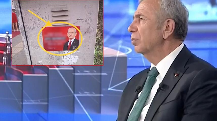 Kemal Kılıçdaroğlu ile ilgili basılan broşürü canlı yayında gösterdi! Mansur Yavaş'tan tepki... 'Kendi seçimlerimizde de gördük'