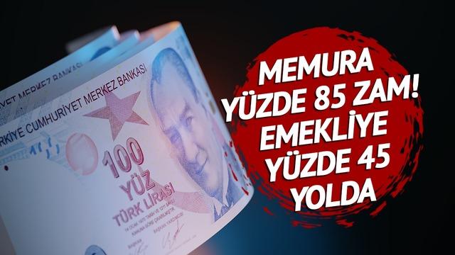 MEMUR ZAMMI SON DAKİKA | En düşük maaş 22 bin TL oldu! Memura yüzde 85 zam! SGK ve Bağ-Kur emeklisi ise...