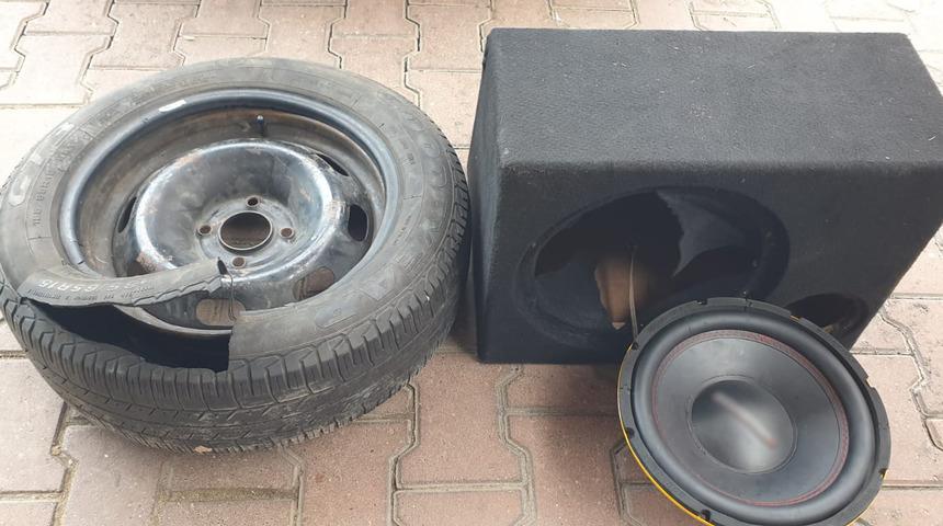 Stepne ve ses sisteminden çıktı! Tam 8 kilo... İfadesi 'pes' dedirtti