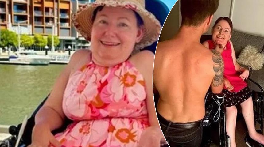 3 yaşından beri tekerlekli sandalyede yaşıyordu! Profesyonel bir eskort tuttu, o anları sosyal medyadan paylaştı