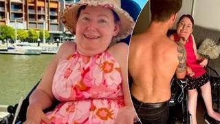 3 yaşından beri tekerlekli sandalyede yaşıyordu! Profesyonel bir eskort tuttu, o anları sosyal medyadan paylaştı