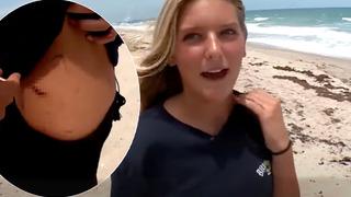 13 yaşındaki kız okyanusta yüzdüğü sırada köpek balığı saldırısına uğradı! Dakikalarca mücadele etti... Canını zar zor kurtardı