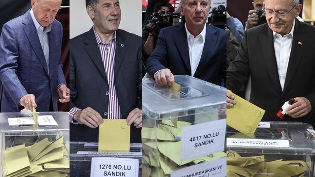 Tüm Türkiye sandık başında! Siyasi isimler oylarını kullandı