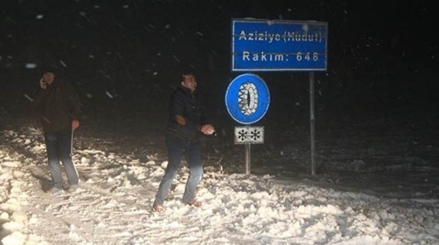 Kırklareli'nde kar kalınlığı 11 santimi buldu