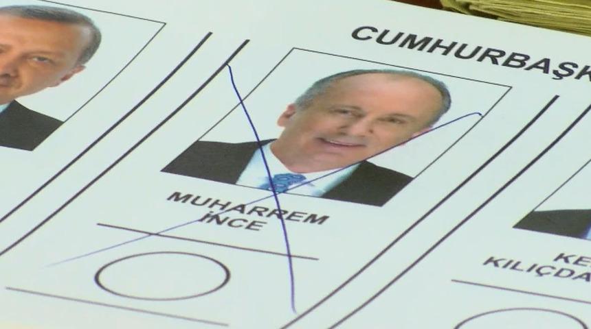 Oy pusulalarında Muharrem İnce'ye 'çarpı' işareti yapılması tartışma çıkardı!