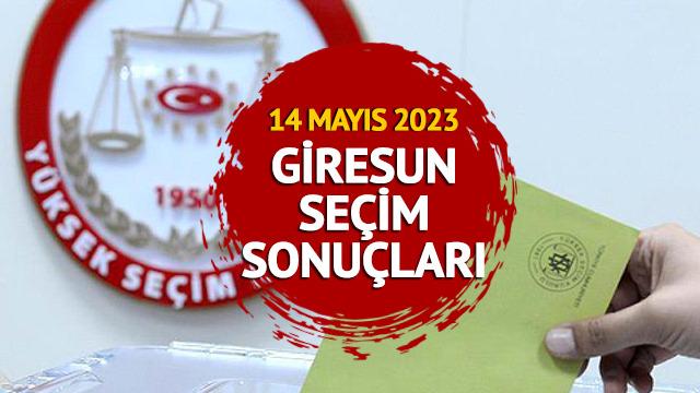 GİRESUN SEÇİM SONUÇLARI 2023: GİRESUN 28. Dönem Milletvekili ve Cumhurbaşkanlığı ve seçim sonuçları oy oranları Mynet.com'da   