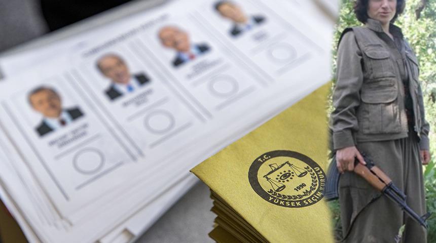 Öldürülen teröristin yerine oy kullanırken yakalandı!