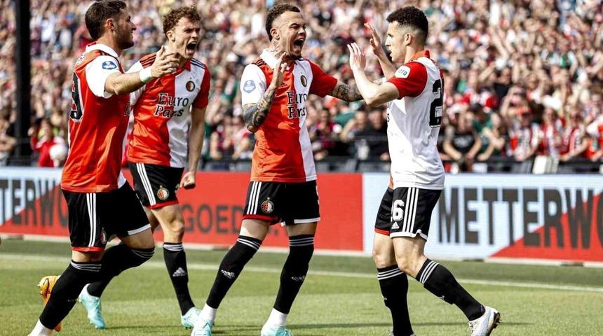 Hollanda'da şampiyon Orkun Kökçü'lü Feyenoord!