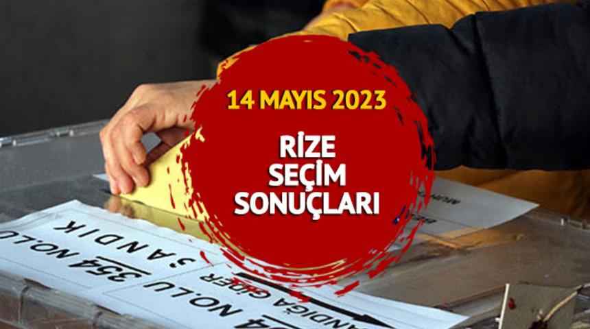 RİZE SEÇİM SONUÇLARI 2023: Rize Cumhurbaşkanı ve Milletvekili seçim sonuçları oy oranları