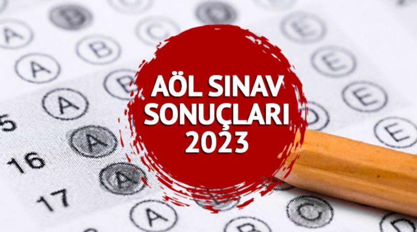 AÖL SINAV SONUÇLARI 2023: MEB 2. Dönem AÖL sonuçları sorgulama ekranı