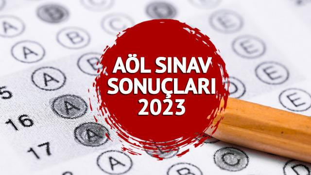 AÖL SINAV SONUÇLARI 2023: MEB 2. Dönem AÖL sonuçları sorgulama ekranı
