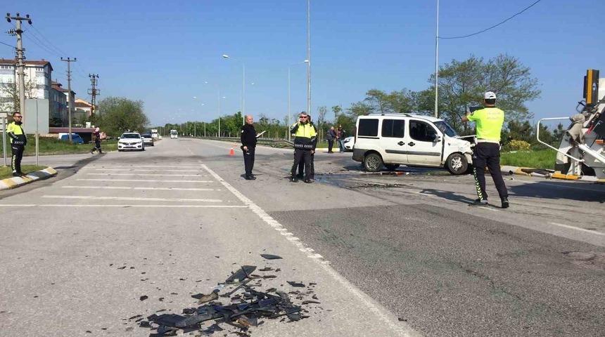 Ordu&rsquo;da trafik kazası: 2 yaralı