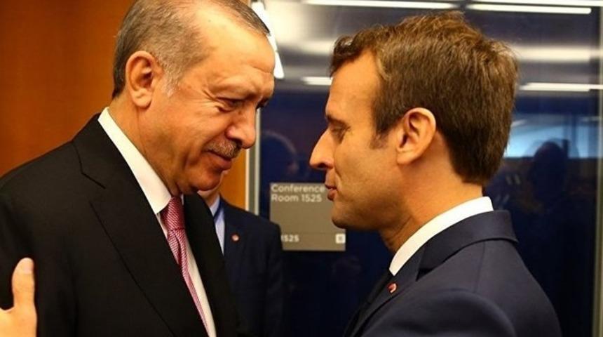 Yeni yılda Erdoğan'ın ilk ziyareti Macron'a