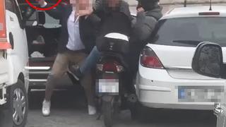 İstanbul'da şoke eden olay: Tartıştığı kuryeye satır ile saldırdı!