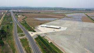 İpsala Sınır Kapısı yakınındaki tır parkında çalışmalar tamamlanıyor