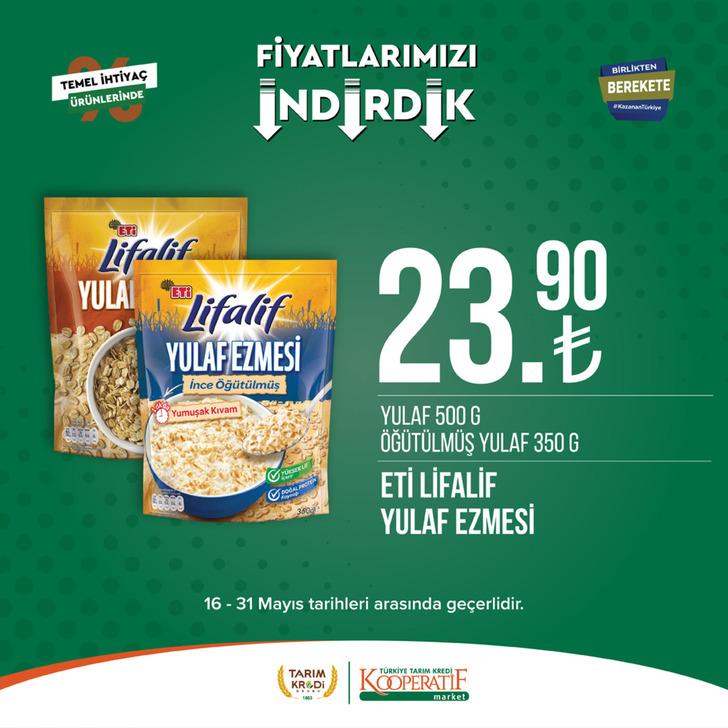 Tarım Kredi marketlerinde 'Temel ürünlerde fiyatları indirdik' kampanyası: Ayçiçek yağı 135 TL, makarna çeşitleri 10.90 TL G5