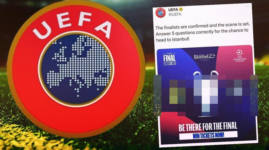 UEFA'dan inanılmaz hata! Maç bitmeden finalisti duyurdular