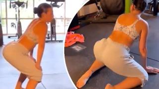 Ronaldo'nun sevgilisi Georgina Rodriguez ilk twerk dersinden paylaştı