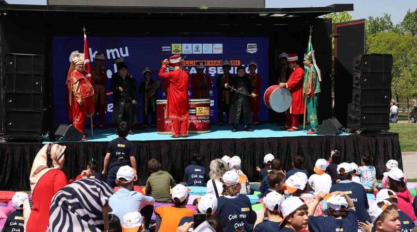 Konya’da özel öğrenciler bahar şenliğinde gönüllerince eğlendi