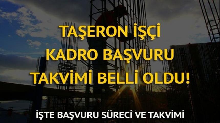 Taşeron işçi kadro başvuruları ne zaman başlıyor? Taşeron işçiler kadro başvurusu için ne yapması gerekiyor?