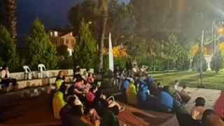 Köyceğiz’de açık havada sinema keyfi