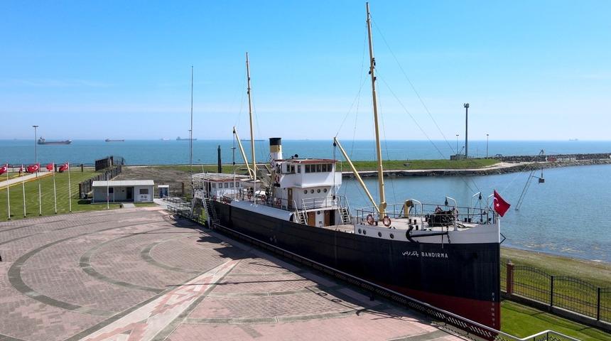 Bandırma Müze Gemisi’ni bu yıl 45 bin kişi ziyaret etti