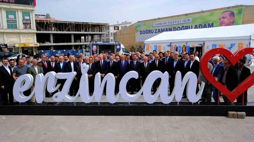 Erzincan’da Cumhur ittifakı 2. tur için bir araya geldi
