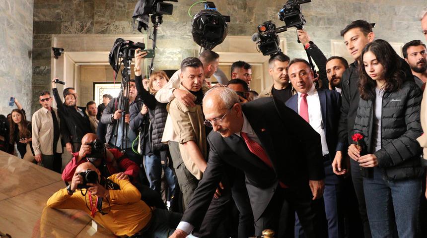 Kemal Kılıçdaroğlu'ndan Anıtkabir ziyareti