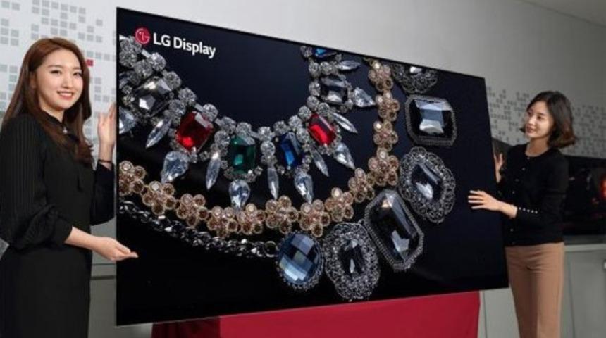 LG'den bir ilk: 88 in&ccedil; b&uuml;y&uuml;kl&uuml;ğ&uuml;nde 8K OLED televizyon!