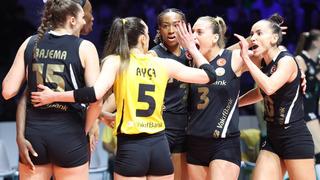 Voleybolda Kadınlar CEV Şampiyonlar Ligi Süper Final maçında Eczacıbaşı Dynavit'i 3-1 yenen VakıfBank, şampiyon oldu