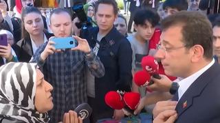 İmamoğlu'nun ziyareti sırasında HDP tartışması! Vatandaşla diyaloğu gündem oldu: Partiden sopayla kovalarım