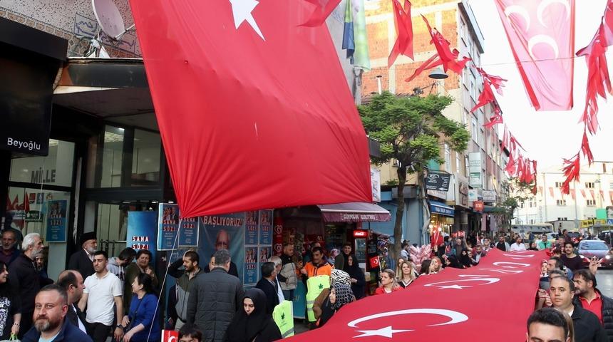 Beyoğlu'nda Cumhur İttifakı'nın "14 Mayıs Zafer Yürüyüşü" yapıldı