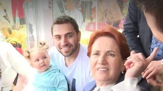 Akşener sahaya indi, o sloganı duyunca uyardı: Bak bunlara lüzum yok, bunları susturun