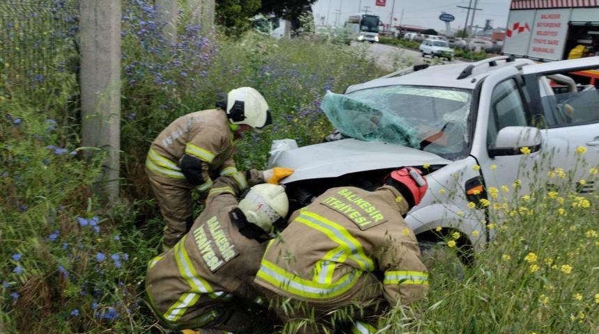 Bandırma’da trafik kazası: 1 ölü, 3 yaralı
