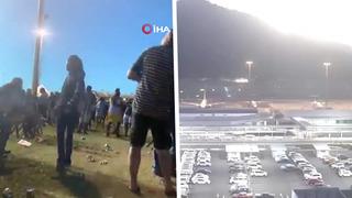 Ne şimşek ne de yıldırımdı! Ortaya çıkardığı ışık gökyüzünü aydınlattı... Halk kısa süreli panik yaşadı