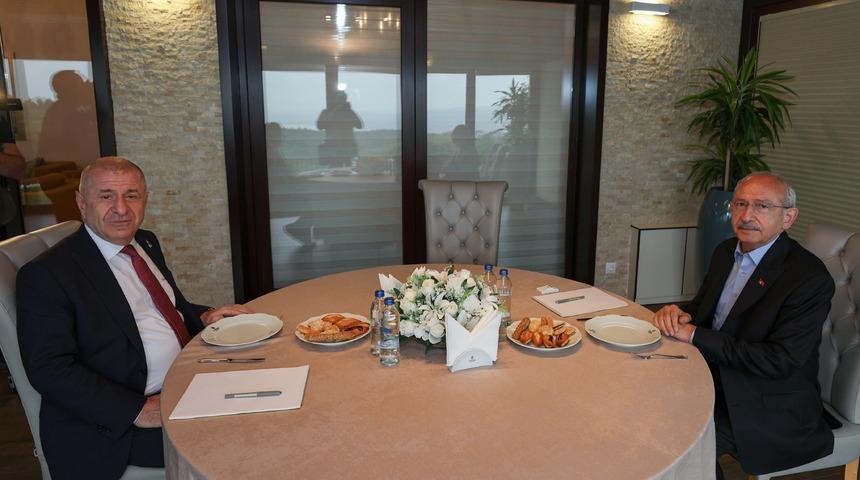 Kemal Kılıçdaroğlu, Zafer Partisi lideri Ümit Özdağ ile görüştü