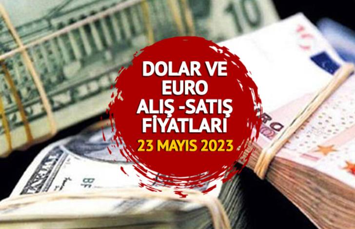 Dolar ne kadar? Euro kaç TL? 23 Mayıs 2023 Salı dolar ve euro fiyatlarında son durum!