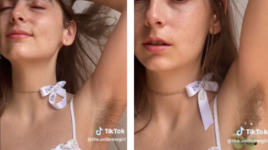 Koltuk altlarını yıllardır tıraş etmediği i&ccedil;in eleştiri alıyor! "Sa&ccedil; bakım rutini yapıyorum" 