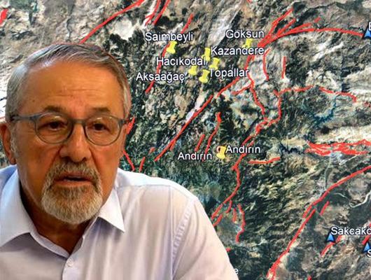 Prof. Dr. Naci Görür uyardı! 'Adana Havzasına doğru deprem bu bölgeden ilerleyecek'